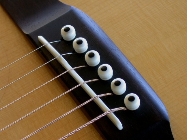 thumbnail image 2 of Bone Guitar Saddle Adjustable Bone Saddle For Gibson Guitars - Step Compensated 12" Radius Replacement Adjustable Acoustic Saddle 2 of 10