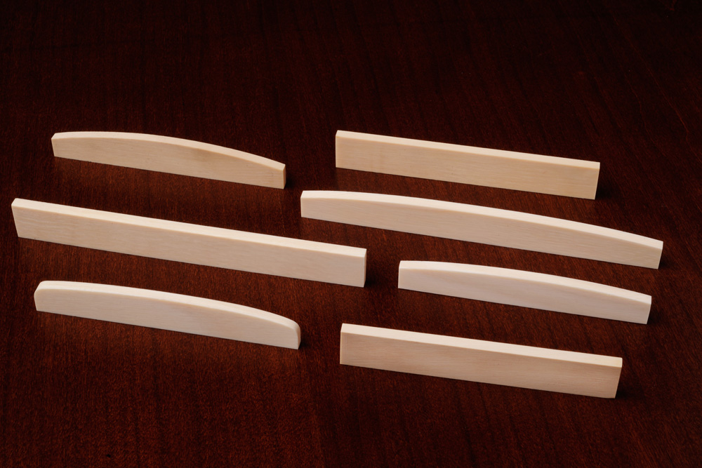 Guitar Parts - Fossil Mammoth Ivory Saddles